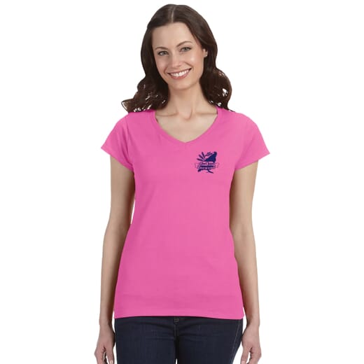 Gildan® Softstyle V-Neck T-Shirt – Ladies'