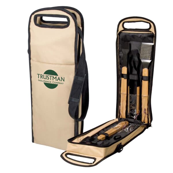Bamboo Travel Barbecue Set