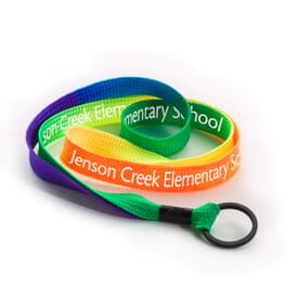 1/2" Tie-Dye Lanyard