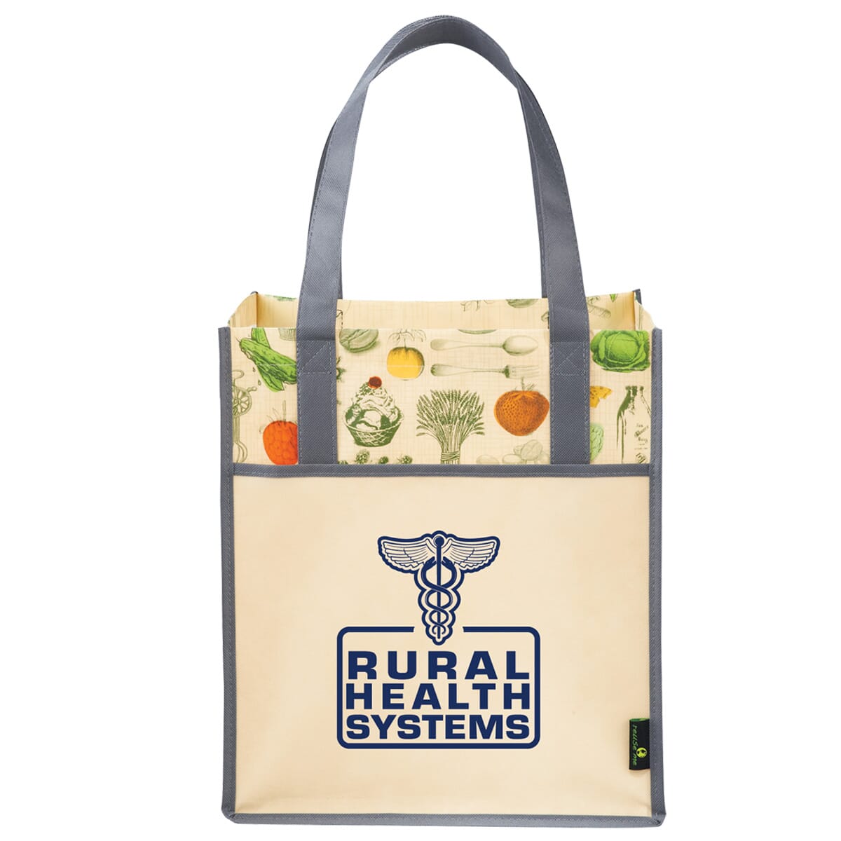 Big Grocery Vintage Matte Laminated Non-Woven Tote