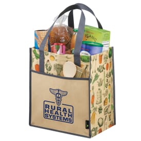 Big Grocery Vintage Matte Laminated Non-Woven Tote