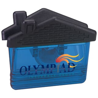 Magnetic clip shaped like a house