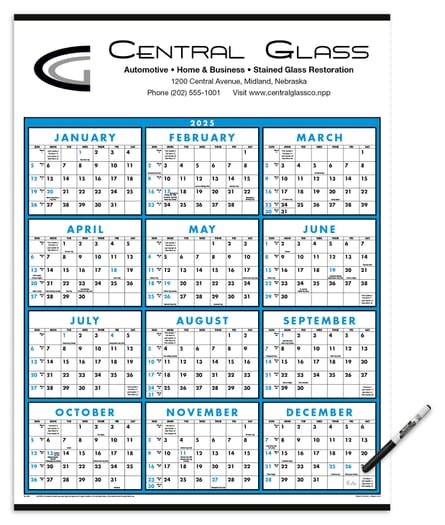 2024 Commercial Span-a-Year Calendar