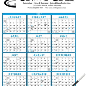 2020 Commercial Span-a-Year Calendar