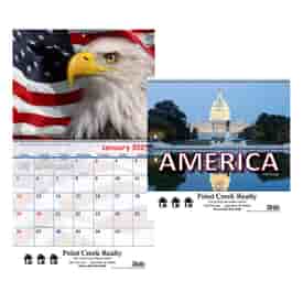 2022 American Spiral Wall Calendar