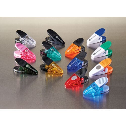 magnetic clips with logo