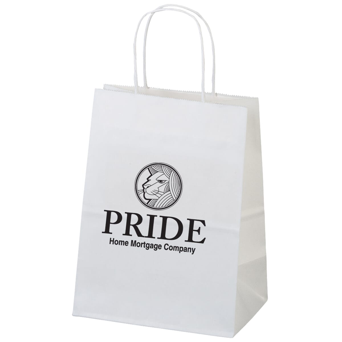 Billboard White Paper Bag 7-3/4" x 9-3/4"