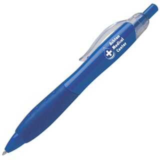Wide grip pen with logo