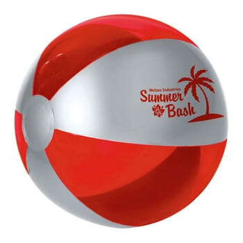 Silver Sheen Beach Ball