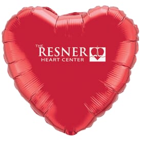 18" Microfoil® Heart Balloon