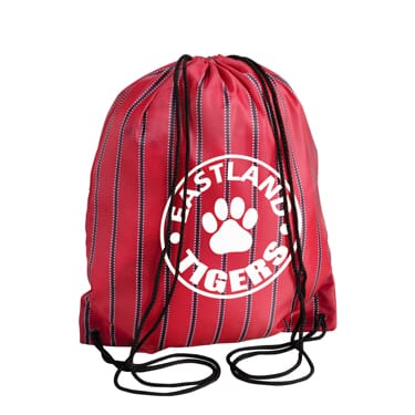 Dressy Drawstring Backpack - Stripes