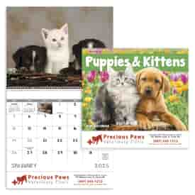 2022 Puppies & Kittens Calendar - Spiral