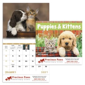 2020 Puppies & Kittens Calendar - Spiral