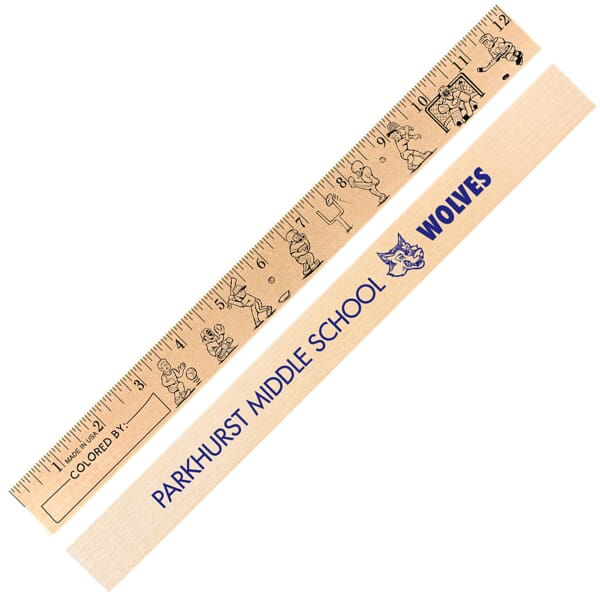 Wooden Ruler-Fun Themes