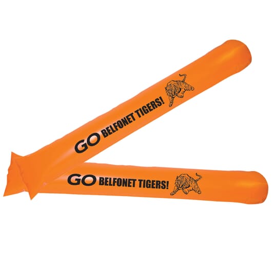 custom inflated spirit sticks