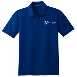 Blue Port Authority stain-resistant polo for men