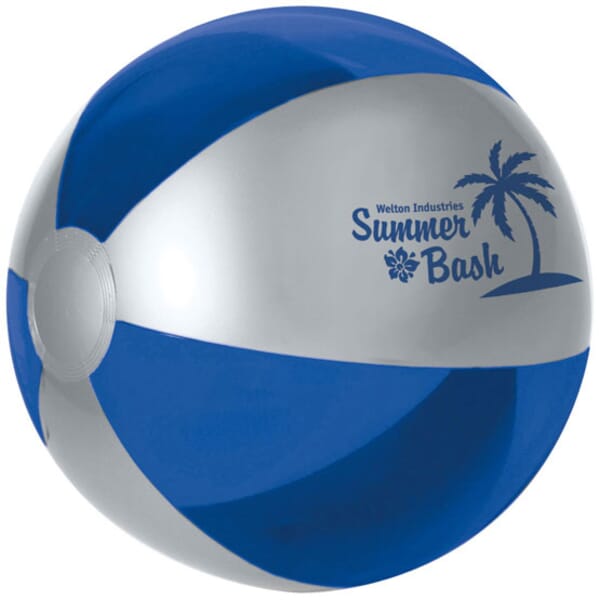 Silver Sheen Beach Ball - 24hr Service