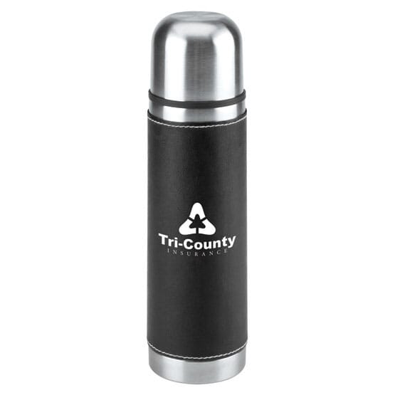 16 oz Notable Leatherette Vacuum Bottle