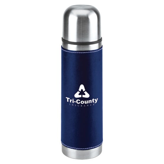 16 oz Notable Leatherette Vacuum Bottle