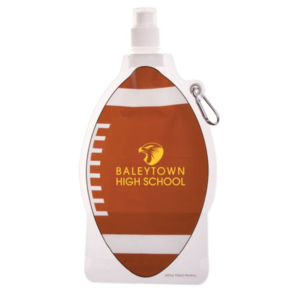 22 oz HydroPouch!™ Packable Bottle - Football