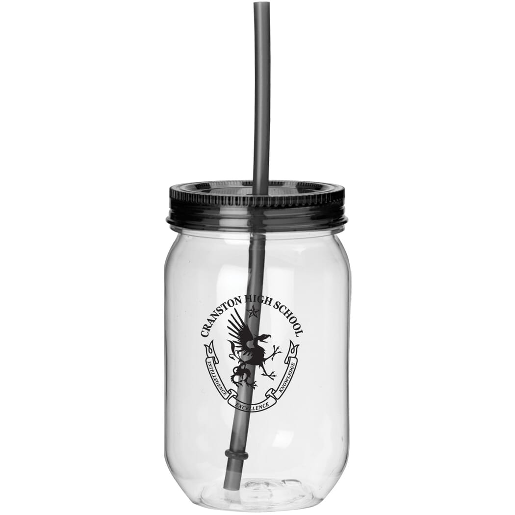 22 oz Color Pop Mason Jar Tumbler