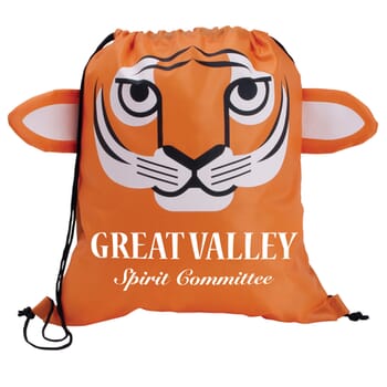 Paws ‘N Claws Drawstring Backpack – Tiger