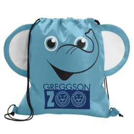 Paws &#8216;N Claws Drawstring Backpack &#8211; Elephant