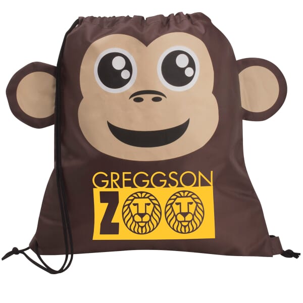 Paws ‘N Claws Drawstring Backpack – Monkey