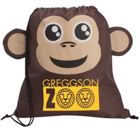 Paws &#8216;N Claws Drawstring Backpack &#8211; Monkey