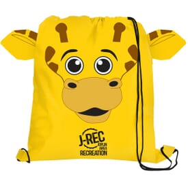 Paws ‘N Claws Drawstring Backpack – Giraffe