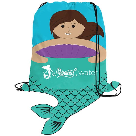 Paws ‘N Claws Drawstring Backpack – Mermaid