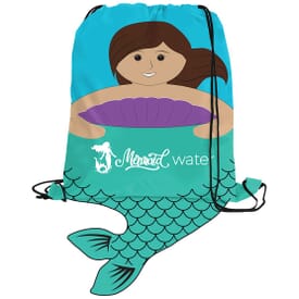 Paws ‘N Claws Drawstring Backpack – Mermaid