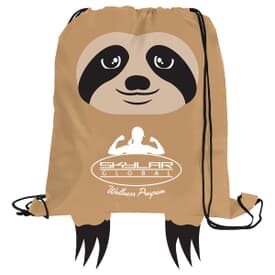 Paws &#8216;N Claws Drawstring Backpack &#8211; Sloth
