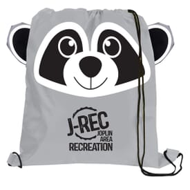 Paws ‘N Claws Drawstring Backpack – Raccoon