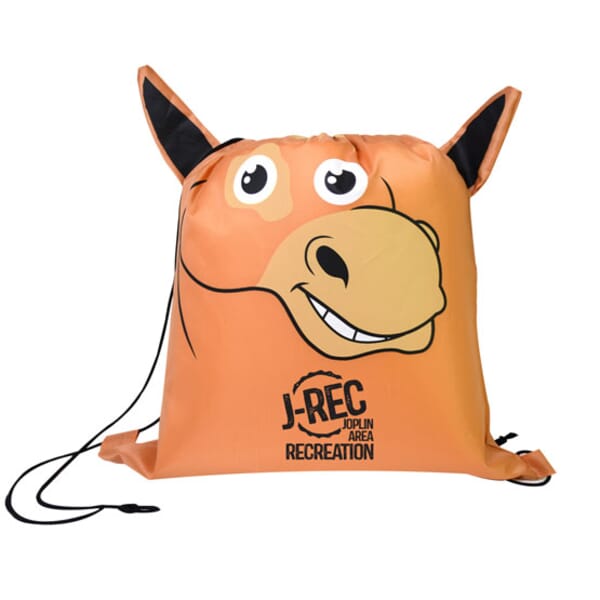 Paws ‘N Claws Drawstring Backpack – Horse