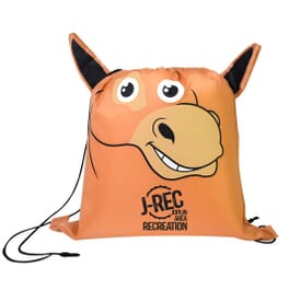 Paws &#8216;N Claws Drawstring Backpack &#8211; Horse