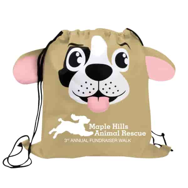 Paws ‘N Claws Drawstring Backpack – Dog