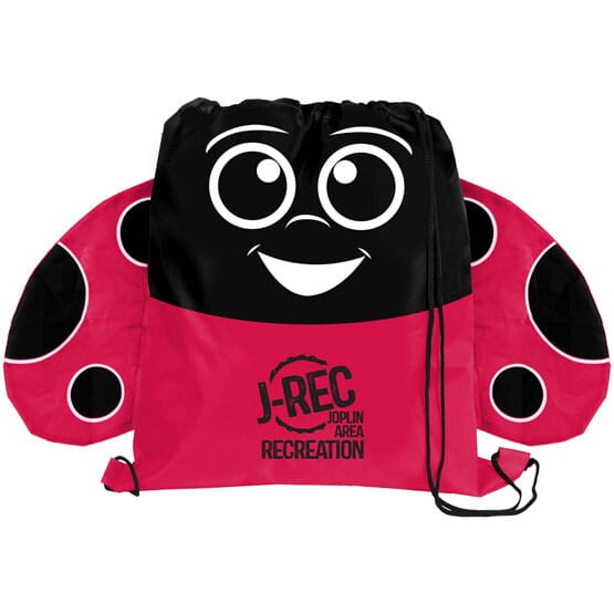 Paws ‘N Claws Drawstring Backpack – Ladybug