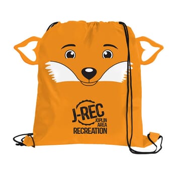 Paws ‘N Claws Drawstring Backpack – Fox