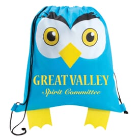 Paws &#8216;N Claws Drawstring Backpack &#8211; Owl