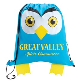 Paws ‘N Claws Drawstring Backpack – Owl