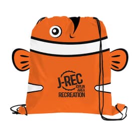 Paws &#8216;N Claws Drawstring Backpack &#8211; Clownfish