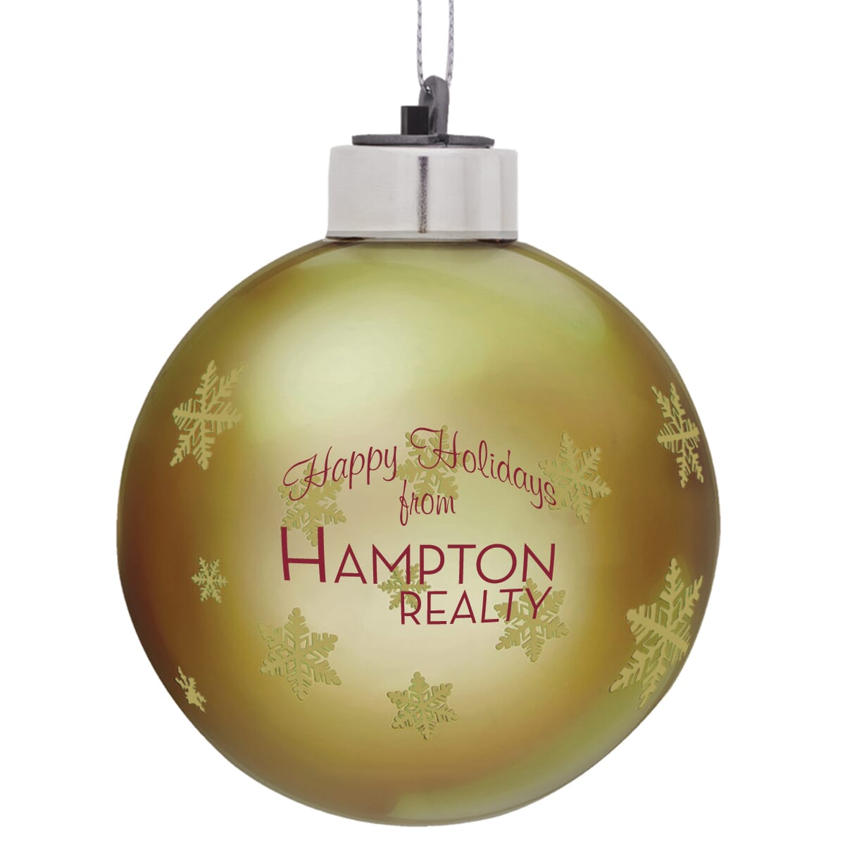 Light-Up Glass Ornament