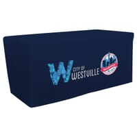 Custom Spandex Table Covers | Fitted Stretch Tablecloths w/ Logo