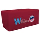 Custom Spandex Table Covers | Fitted Stretch Tablecloths w/ Logo