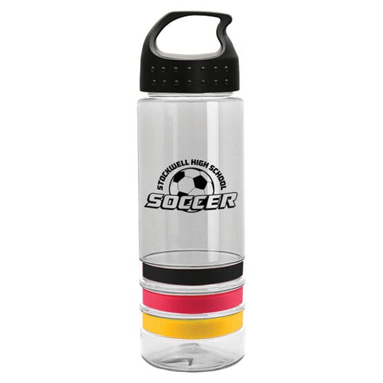 24 oz Color Band Bottle