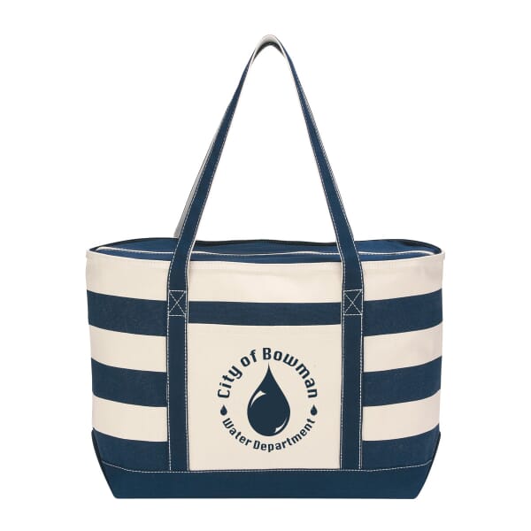Cotton Canvas Nautical Tote