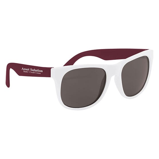 MAROON/WHITE