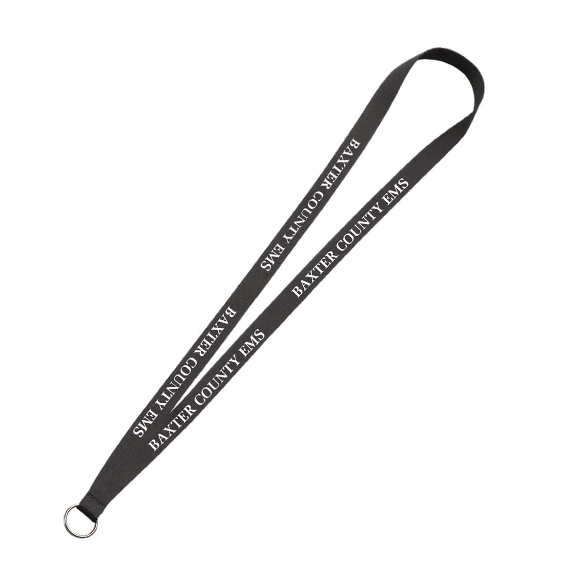 1/2" Polyester Lanyard w/ Split Ring