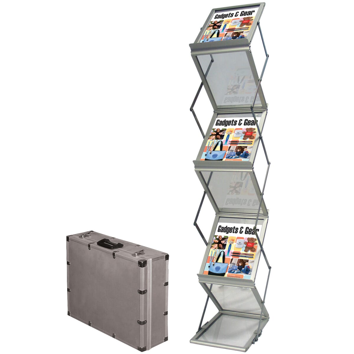 Portable Accordion Literature Display - Promotional | Crestline